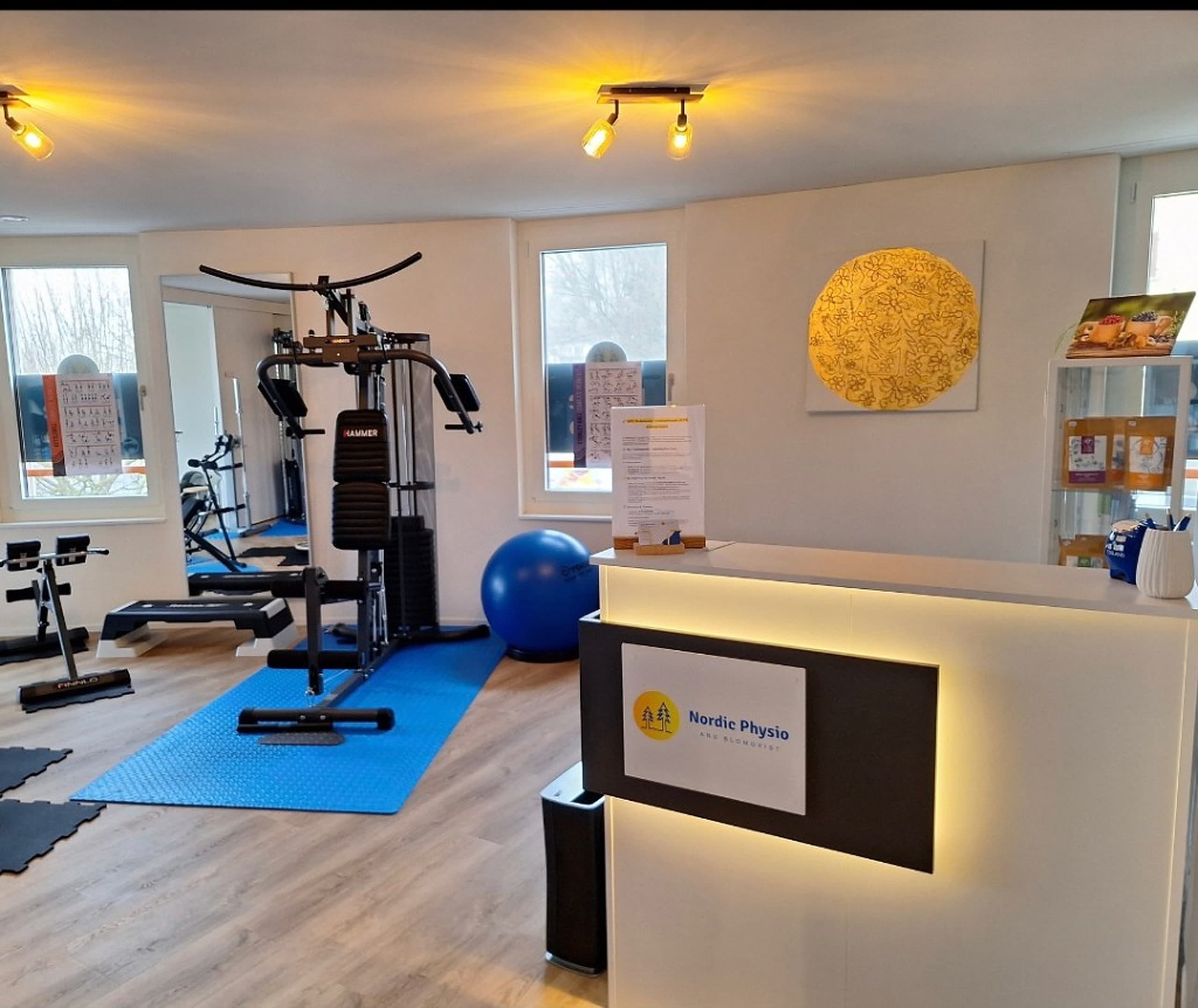 Praxisraum von Nordic Physio in Nussbaumen